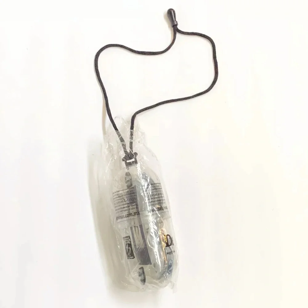 Clear Adjustable Small Lense Water Swimming goggles In Travel Necklace Container